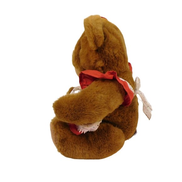 Carousel Jointed Bear 16" Plush 1983 Stuffed Animal Vintage - Picture 5 of 8